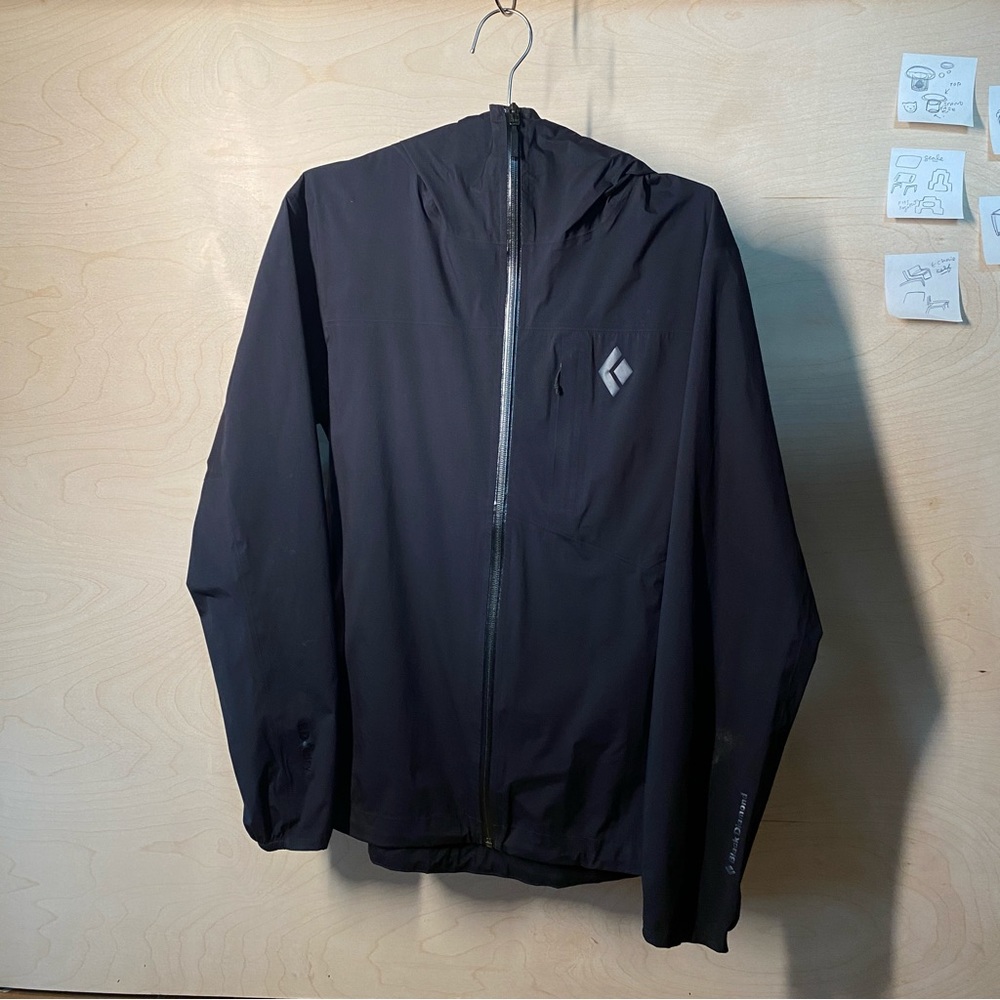 black diamond rain shell